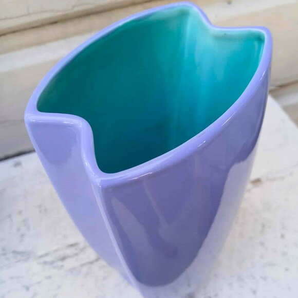 Iconic Lindt-Stymeist Colorways Post Modern Blue/Turquoise Vase - Picture 2 of 8